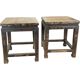 Yunfu – Pair of Chinese elm side tables