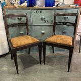 Pair of Regency style chairs from the 1940s.