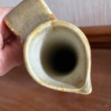 Vintage stoneware vase signed