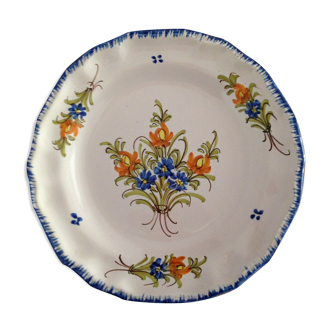 Assiette faïence Martres Tolosane