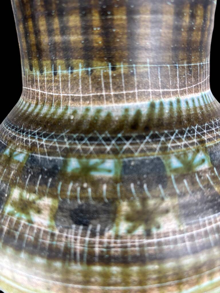 Marcel Guillot ceramic vase France 1960