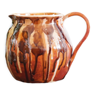 50s pitcher or jug in glazed ceramic