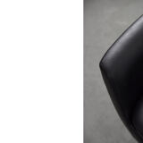 Fauteuils pivotants noirs, 1970