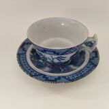 Blue Willow porcelain cup