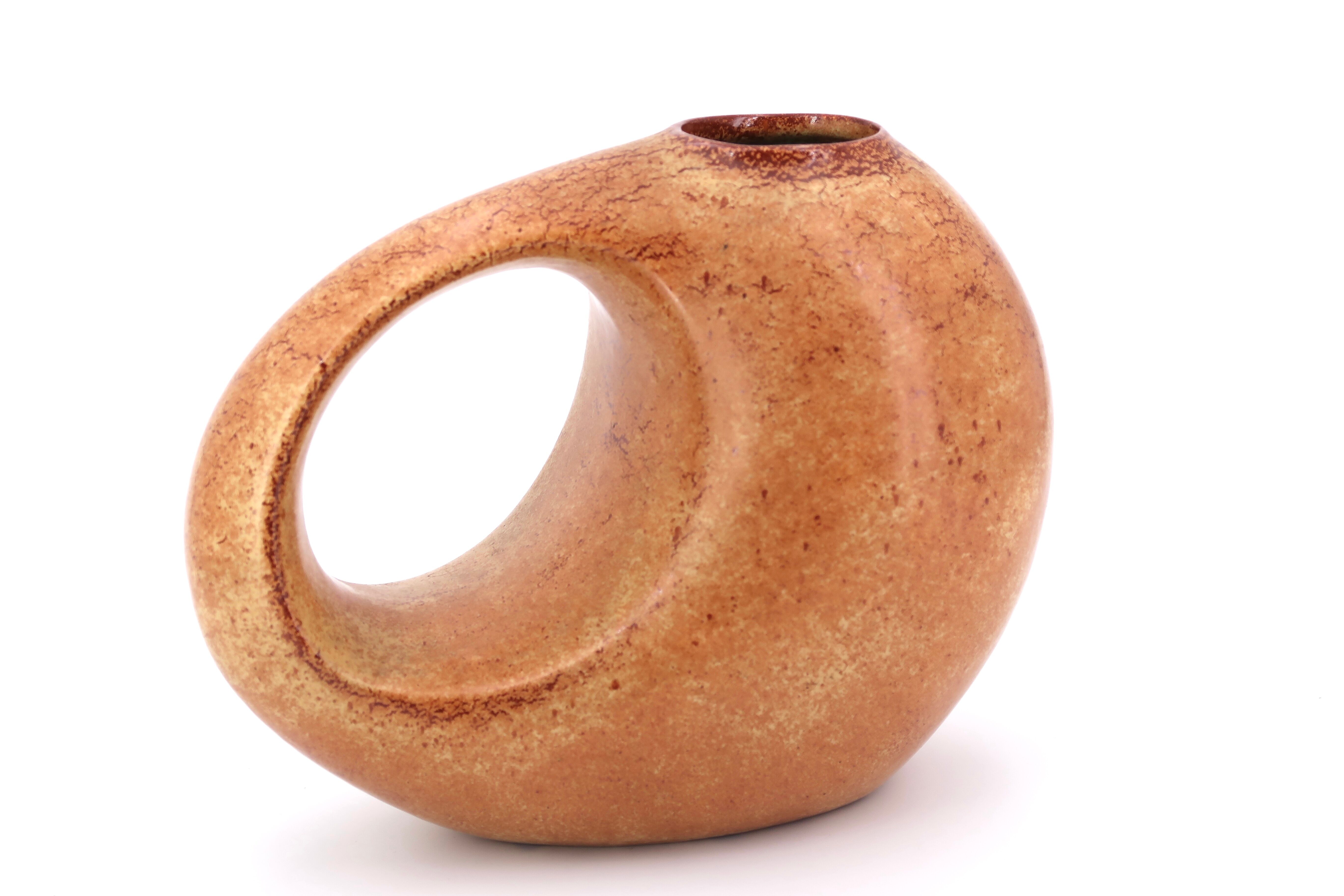 Ceramic vase by Roberto Rigon for Bertoncello