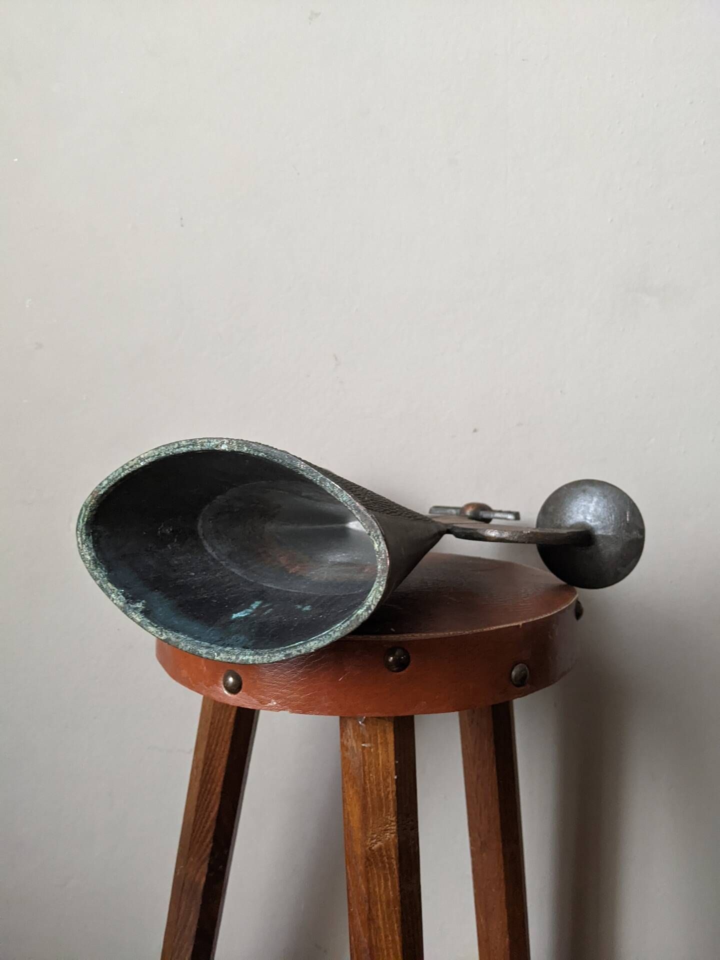 Vintage stylised woman candlestick Soviet production