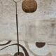 Lampe cordage vintage, années 60
