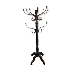 Porte manteau perroquet en bois