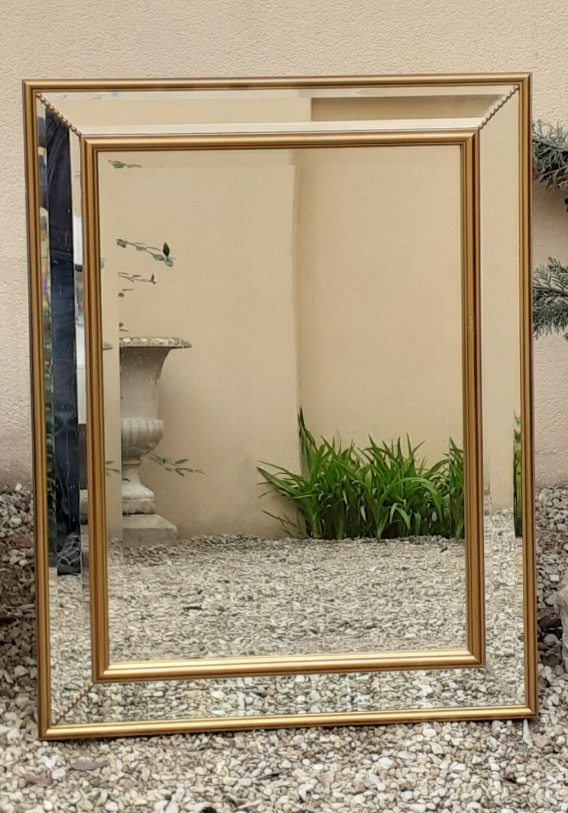 Bevelled mirror 89 x 68cm