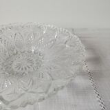 Chiseled glass dish