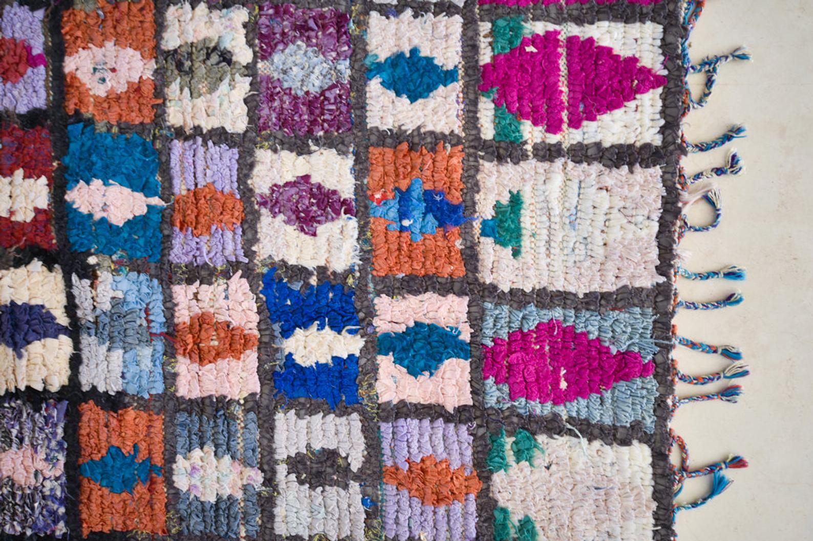 Carpet boucherouite 124x210cm