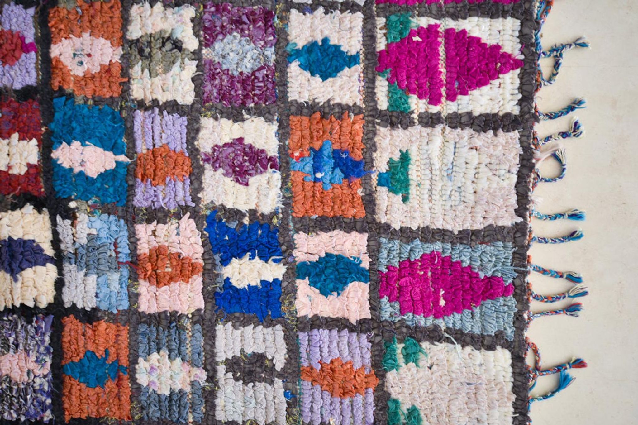 Carpet boucherouite 124x210cm