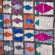 Carpet boucherouite 124x210cm