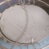 Vintage gold floral mirror