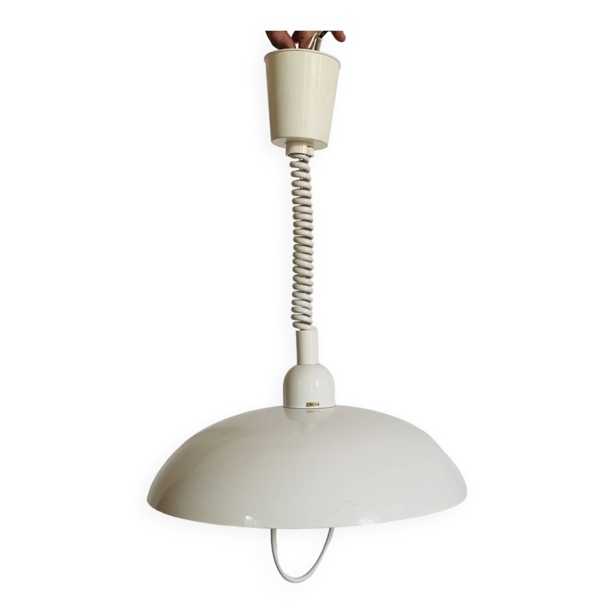 Italian white pendant light Elettrolampar