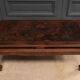 Chinese coffee table lacquer red background naturalistic décor twentieth