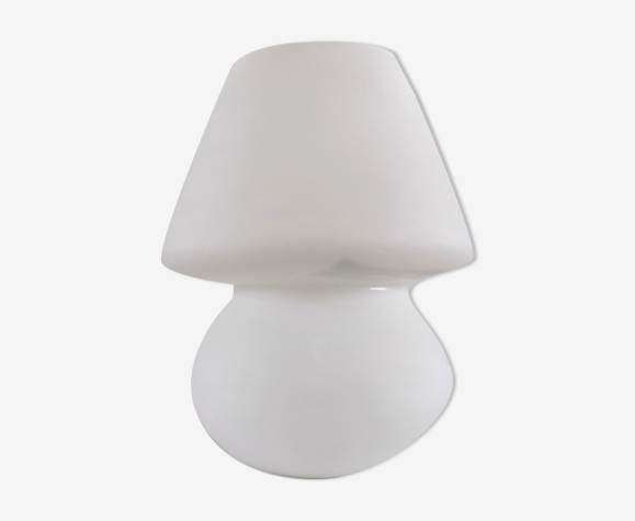 Lampe champignon en verre vintage design Habitat modèle Alpha années 90