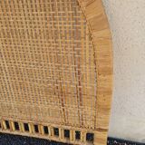 Rattan wicker headboard