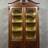 Bibliothèque Italienne style Renaissance en noyer vers 1850