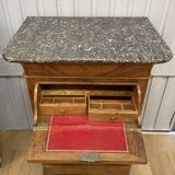 Petite Commode Secrétaire En Noyer de la fin du XIX ème siècle