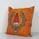 Vintage embroidered cushion cover 51x51 cm