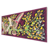 Large tapestry canvas 114 by 49cm 70s