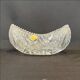 Oval salad bowl in cut crystal from Lorraine 1960 - crystal fruit bowl