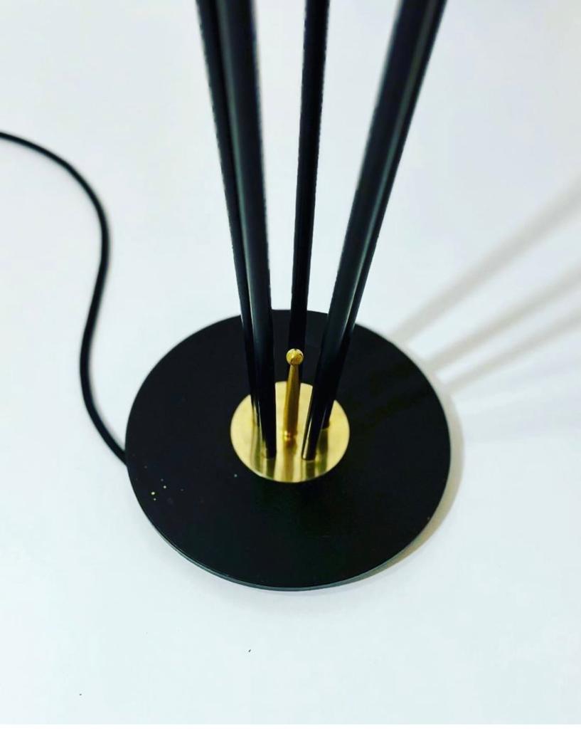 Vintage 5-branched floor lamp