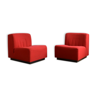 Pair of Novémila Designer Tito Agnoli vintage 1969s heaters