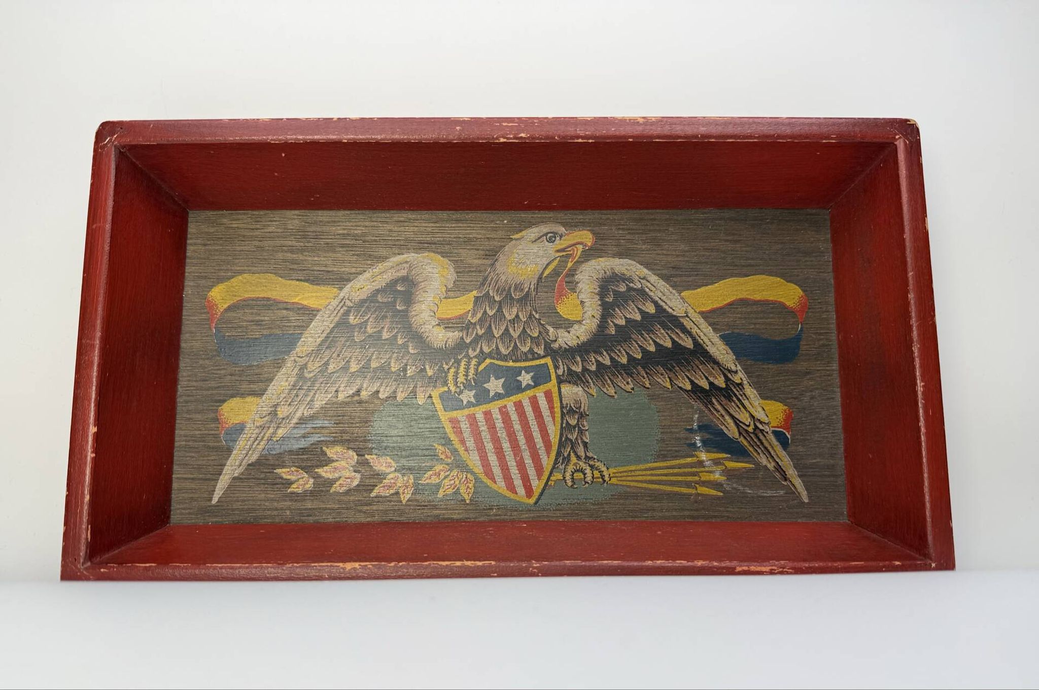 Vintage Yorkraft Inc. plate – American eagle – USA, 1960s