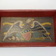 Vintage Yorkraft Inc. plate – American eagle – USA, 1960s