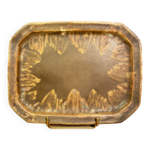 Rectangular Art Deco ceramic top signed Denbac