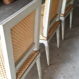 4 Louis xvi chairs, Trianon model
