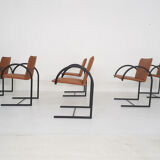 Ensemble de six chaises « Cirkel 1 » par Karel Boonzaaijer &amp;Pierre Mazairac pour Metaform, The Net