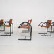 Set of six "Cirkel 1" dining chairs by Karel Boonzaaijer &amp; Pierre Mazairac for Metaform, The Net