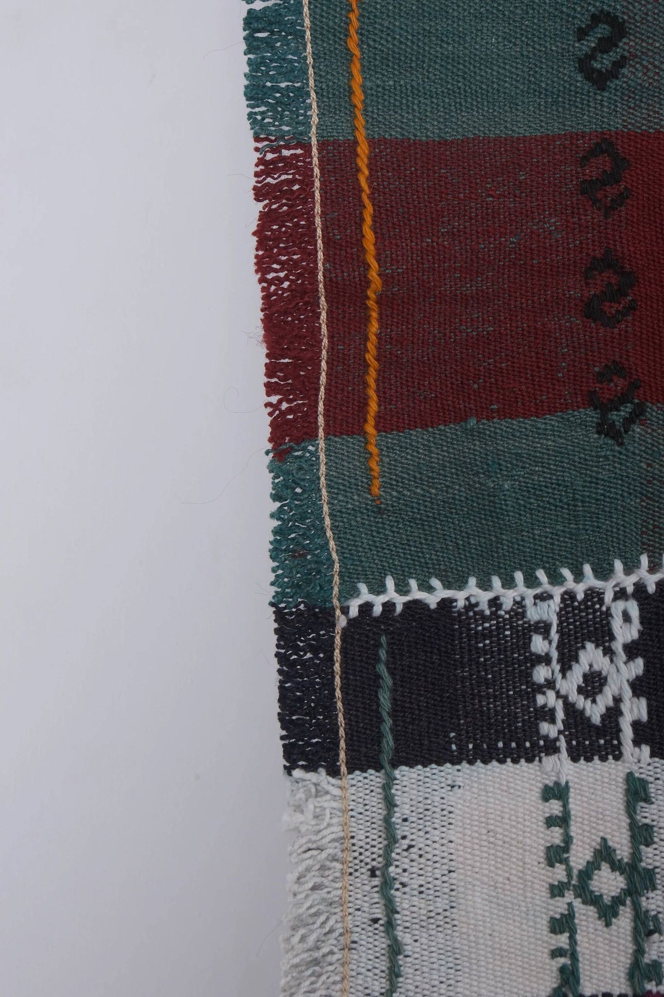 Vintage Turkish kilim, handwoven, 149x263 cm.