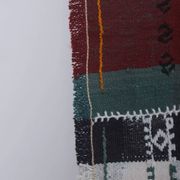 Vintage Turkish kilim, handwoven, 149x263 cm.