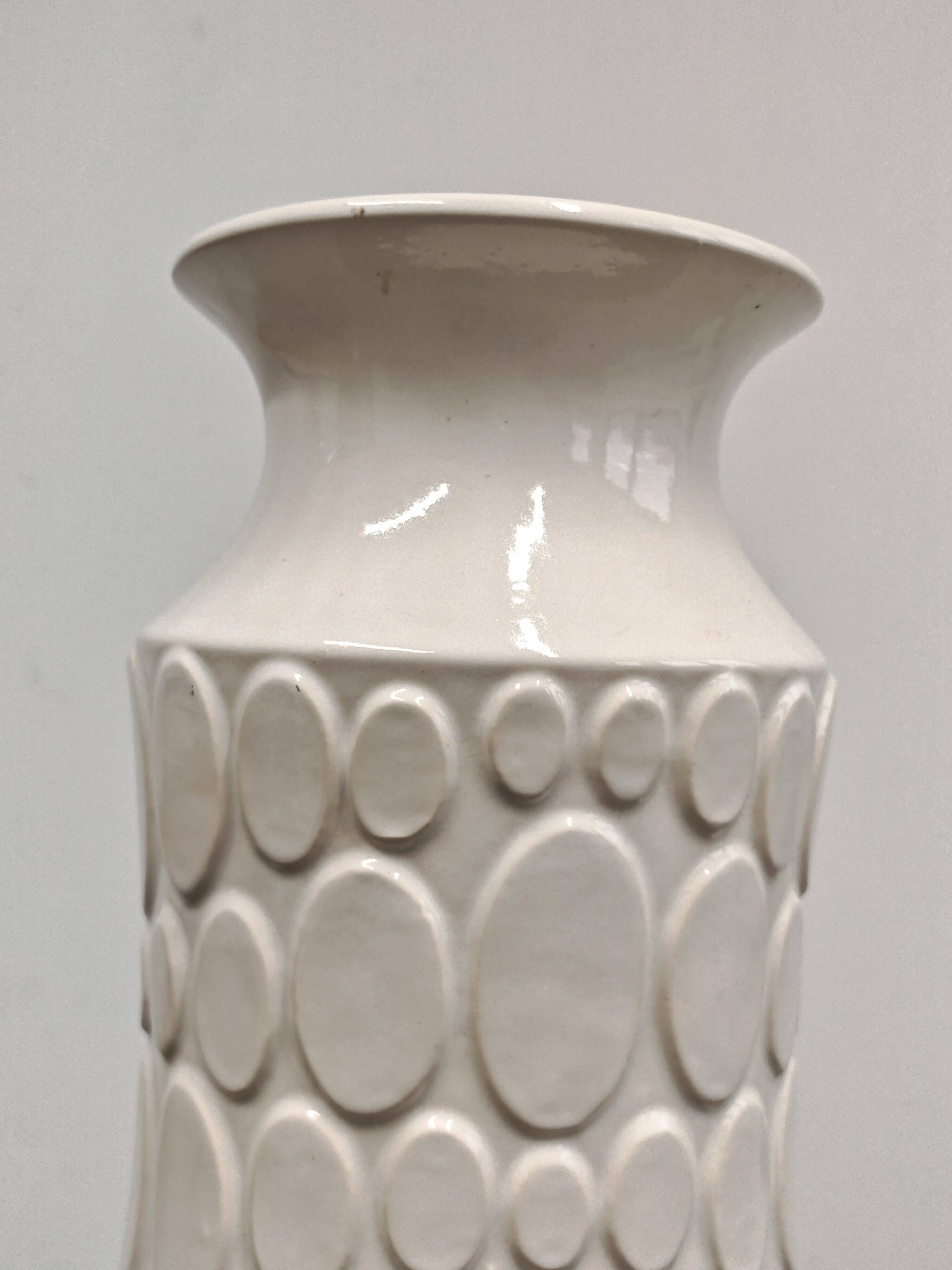 XL ceramic vase Mid Century Modern by Jasba 1970s