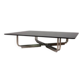 Table en verre vintage des années 60 mod. 784 design G.Frattini pour Cassina