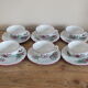 6 tea cups Lunéville KG
