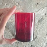 Ensemble de 5 verres colorés soufflés bouche 70