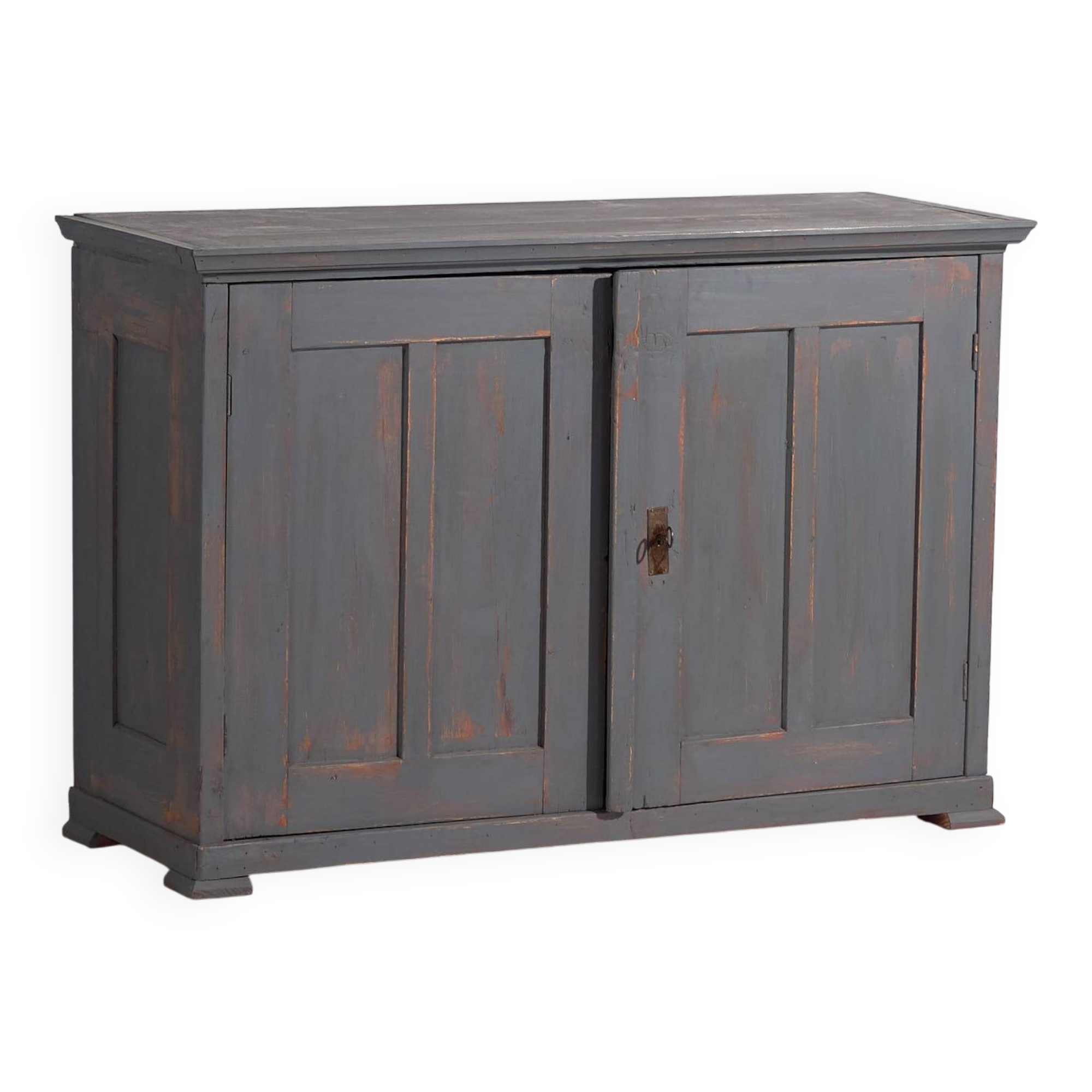 Small antique silver-grey cupboard (circa 1900) #29