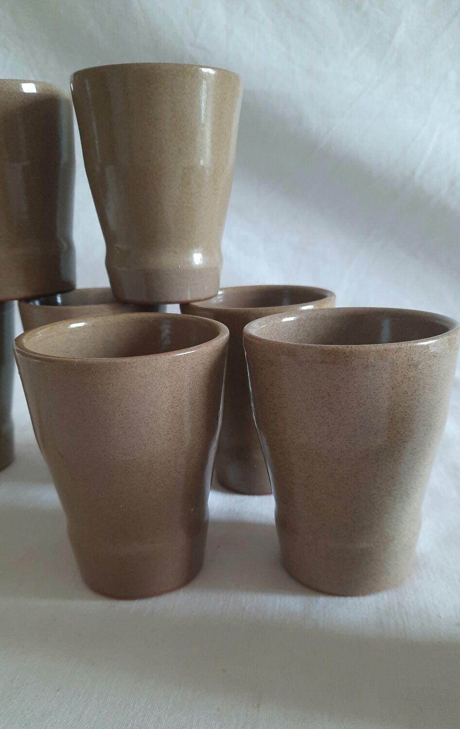 Stoneware cup glasses