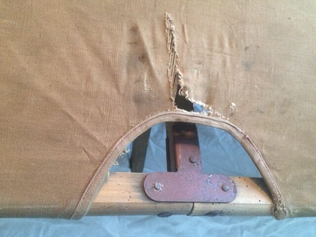 Ancient military bed