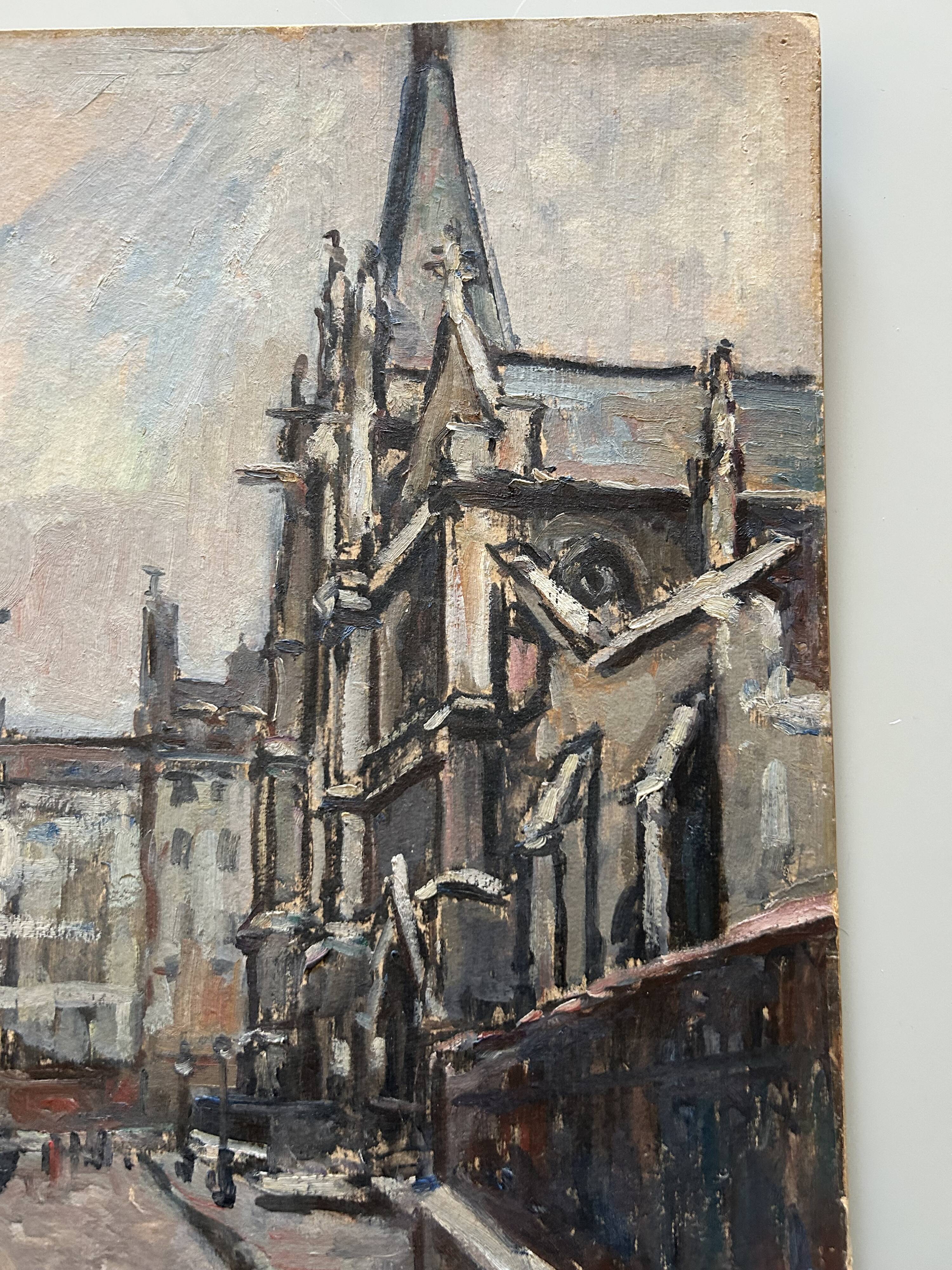 Maurice Fongueuse – Oil on panel – Saint-Séverin Church Paris