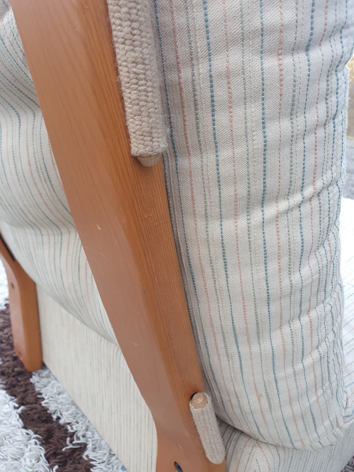 Vintage 70s fireside chair