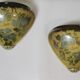 Pair of Gallé wall lights in glass paste (Tip)