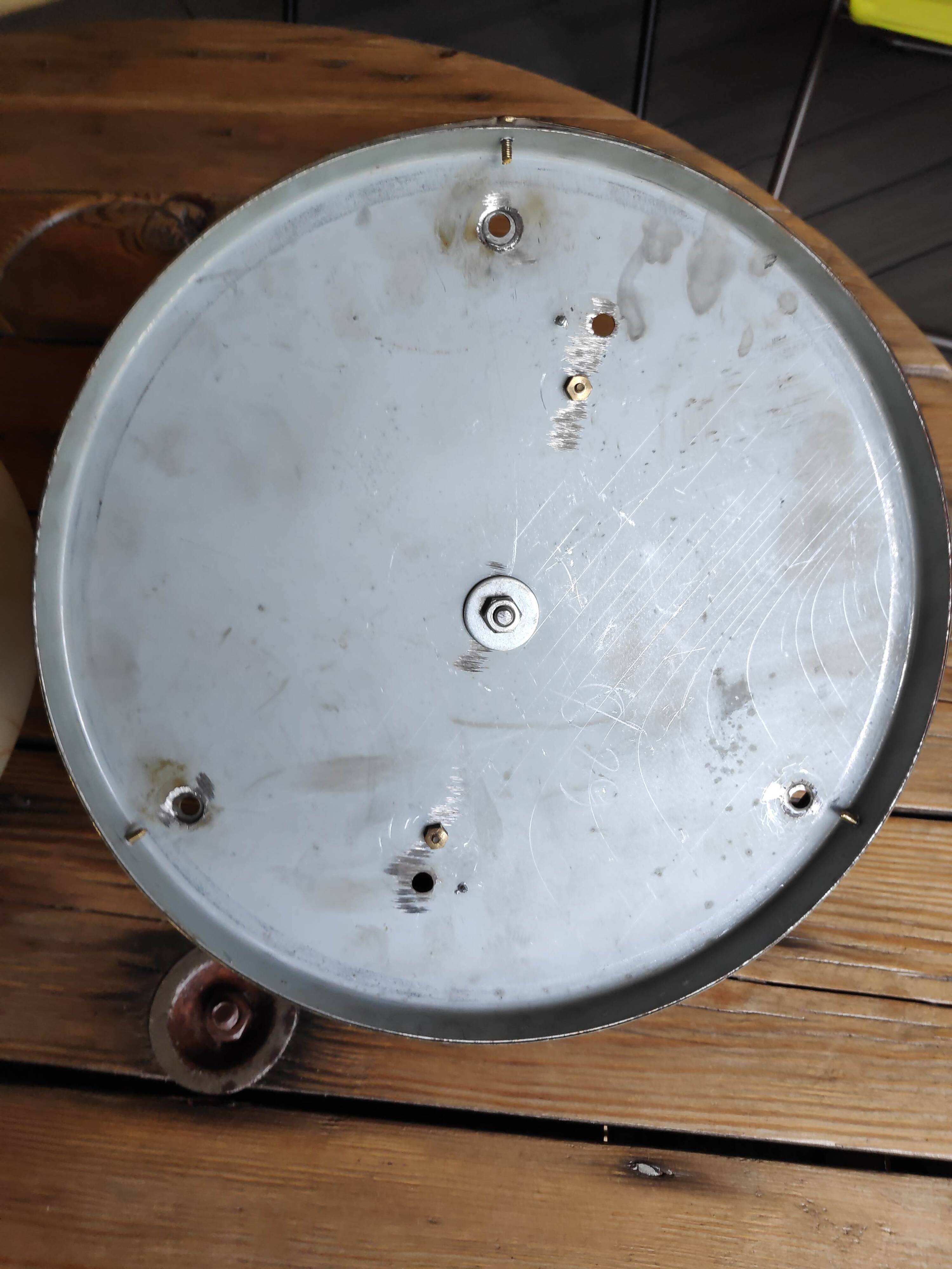 2-light marble effect ceiling light