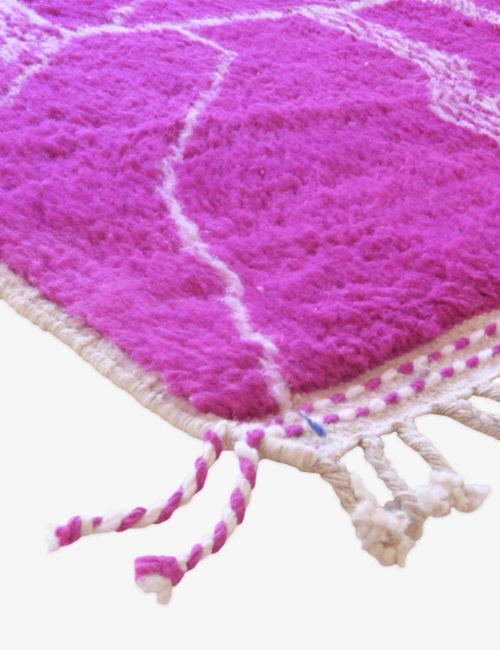 Tapis berbère rose magenta