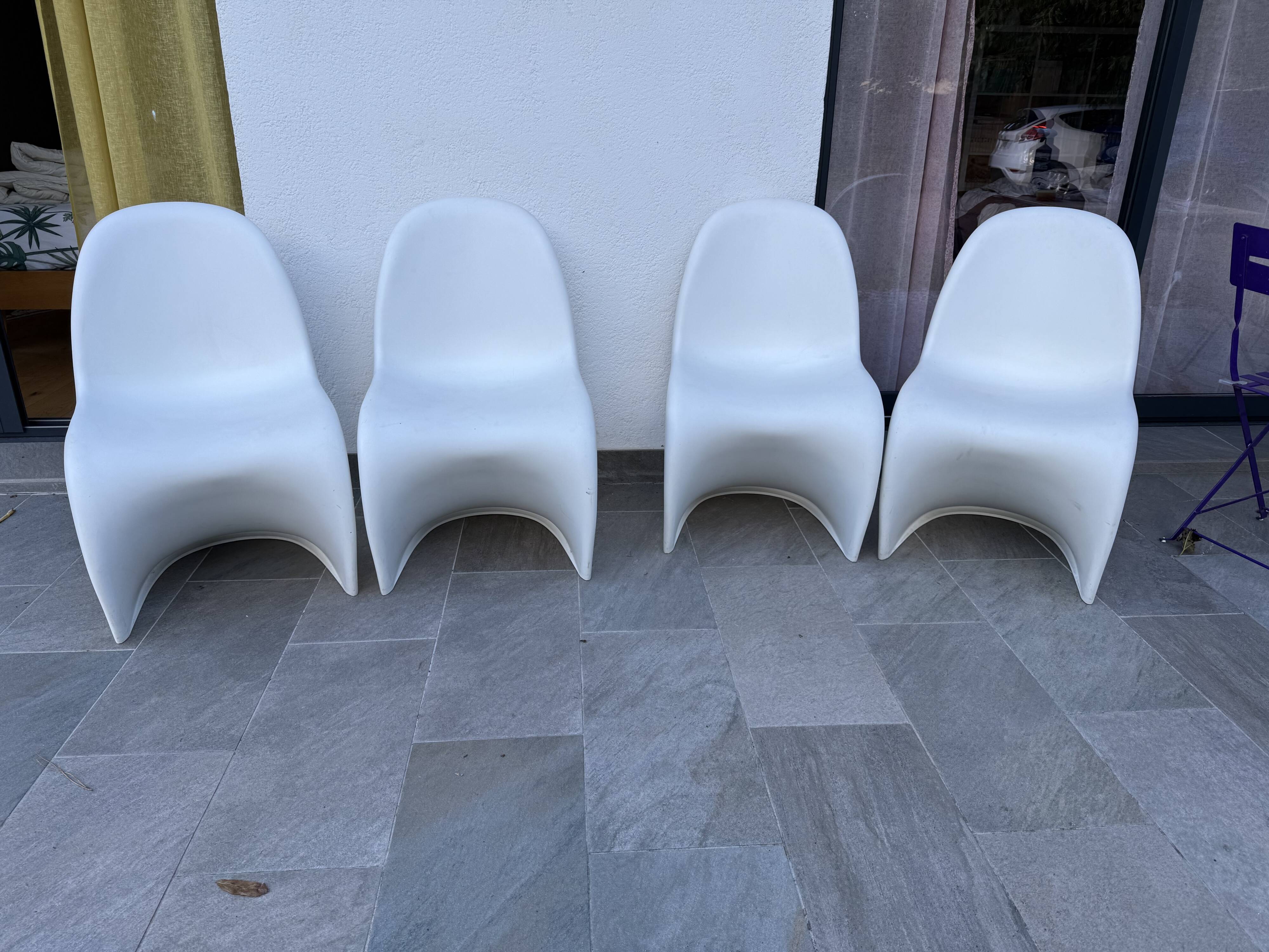 S Panton Chair by Verner Panton, Vitra edition